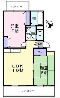 【間取り】 | ファミール田園Ⅱ | 間取り図