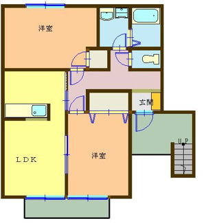 【間取り】 | グランパパＡ棟