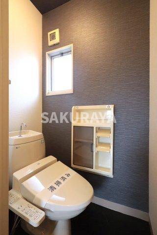 ラフォーレ福居2のトイレ|2025年9月撮影。