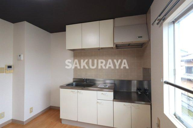 ラフォーレ福居2のキッチン|2025年9月撮影。