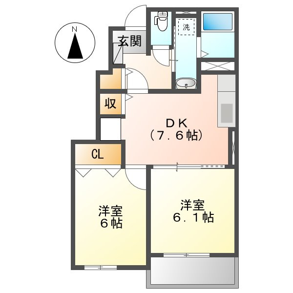 プティ・アンジュの間取り
