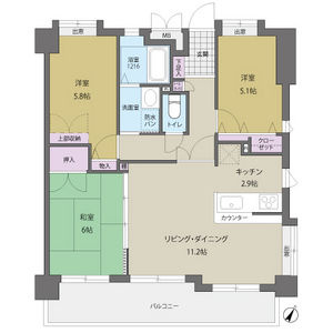 【間取り】 | ベルアージュ井尻