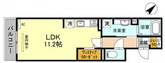 モメント　ブリーシュフルの間取り