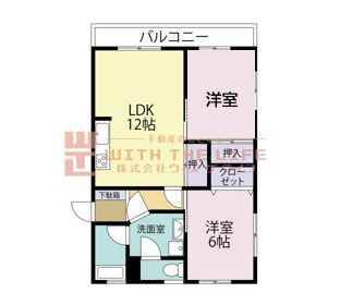 コーポ清風台【キャッシュバック対象物件】の間取り