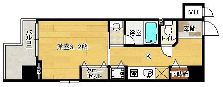 【間取り】 | エイペックス梅田東Ⅱ