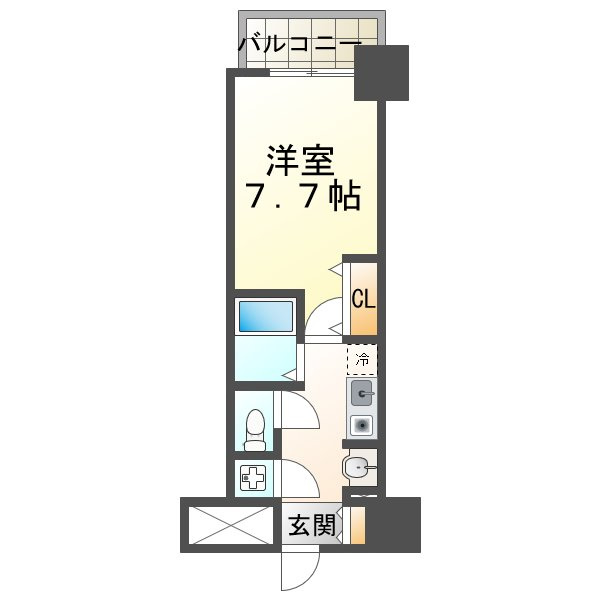 STATION COURT NORTHの間取り