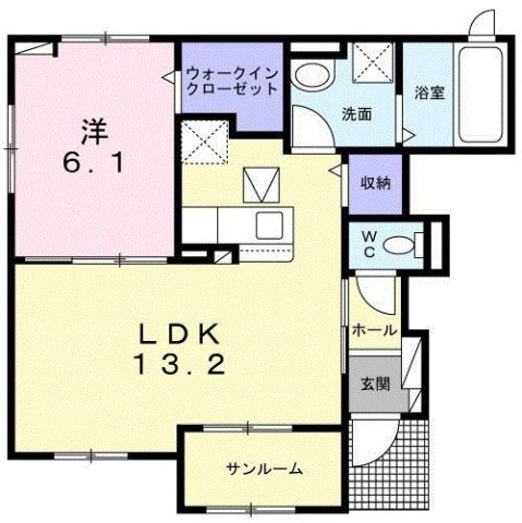 サンフェリーチェⅡの間取り