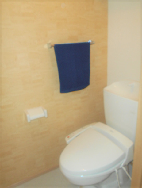 ブリエB棟のトイレ|落ち着いた色調のトイレです