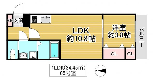 センターポートの間取り