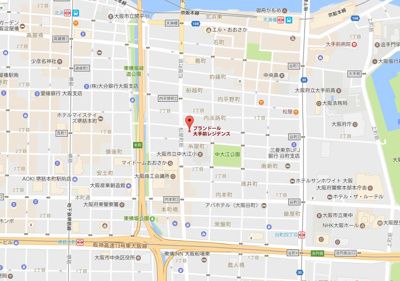 【地図】 | プランドール大手前レジデンス