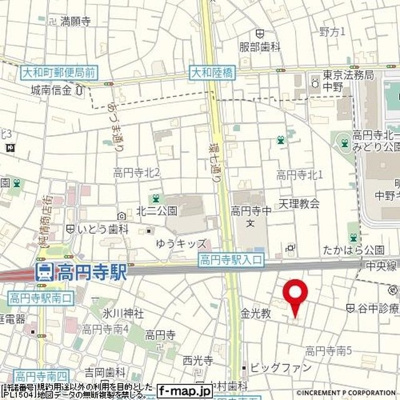 【地図】 | トップ高円寺
