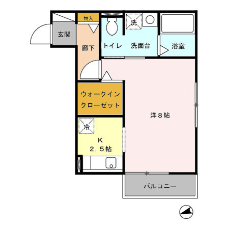 グランドソレーユ A棟の間取り