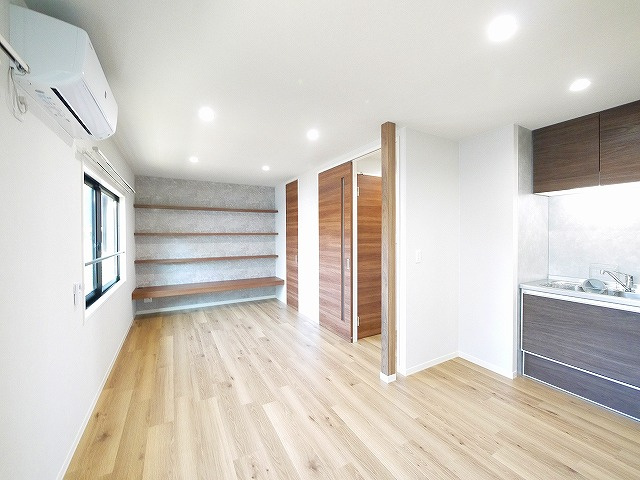 メゾンソワニエＢ棟の居間・リビング|おしゃれなリビングです