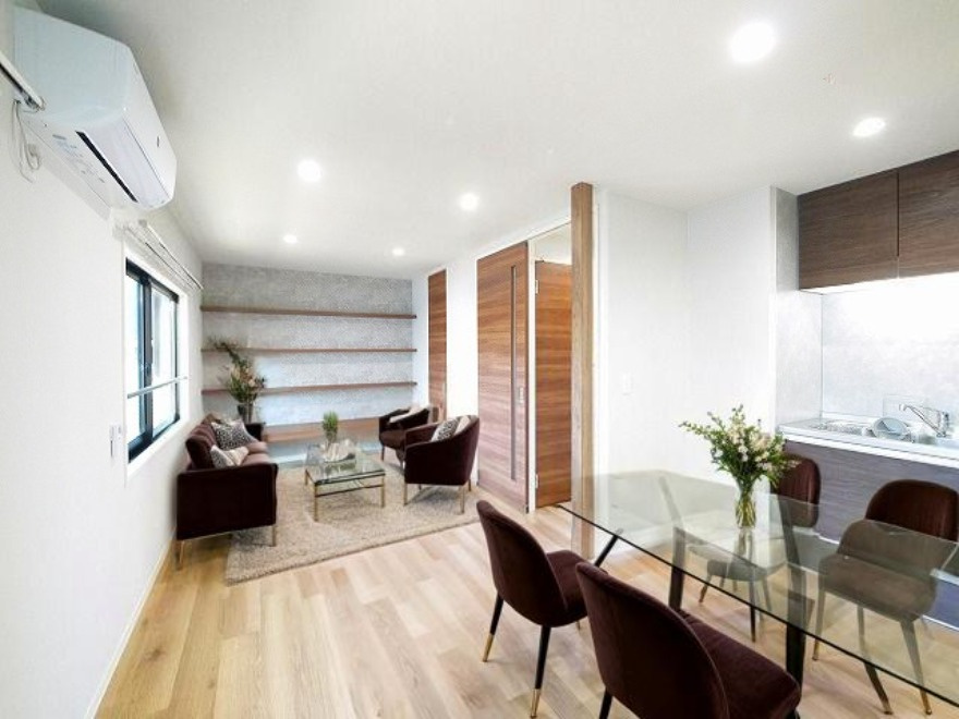 メゾンソワニエＢ棟の居間・リビング|リビングです