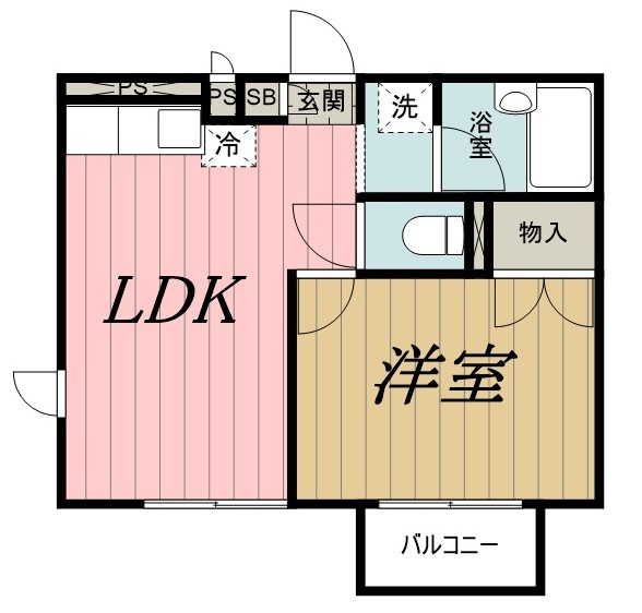 メリーベル蘇我の間取り