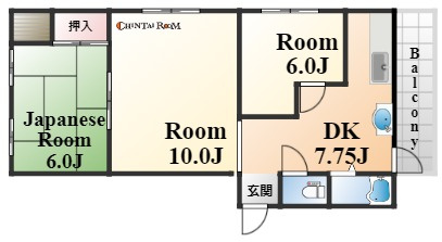 栄光ビルの間取り