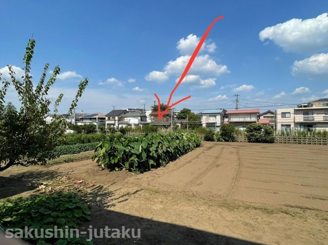 鷺沼２丁目　売地の外観|鷺沼2丁目　売地　古家あり　建築条件なし　地積は丁度いい４０．９坪　アパート用地としてもお薦め