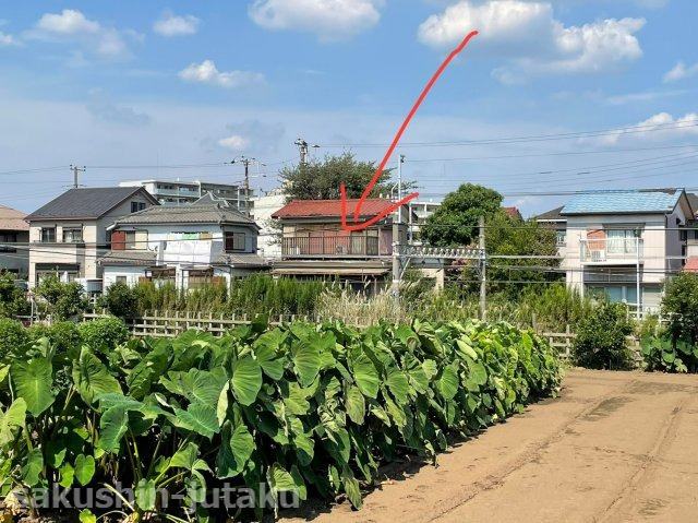 鷺沼２丁目　売地の外観|鷺沼2丁目　売地　古家あり　建築条件なし　地積は丁度いい４０．９坪　アパート用地としてもお薦め
