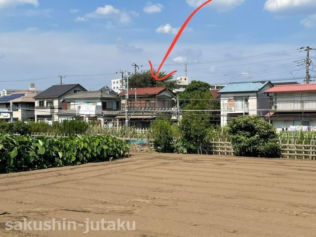鷺沼２丁目　売地の外観|鷺沼2丁目　売地　古家あり　建築条件なし　地積は丁度いい４０．９坪　アパート用地としてもお薦め