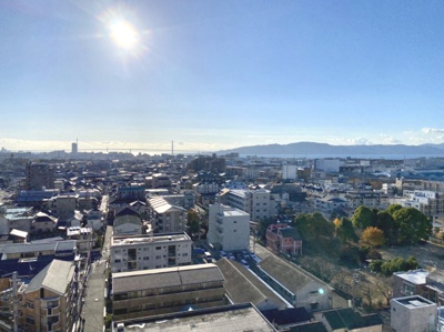 【展望】 | ワコーレ西明石ステーションマークス | 遮るものがないので、この眺望が望めます。