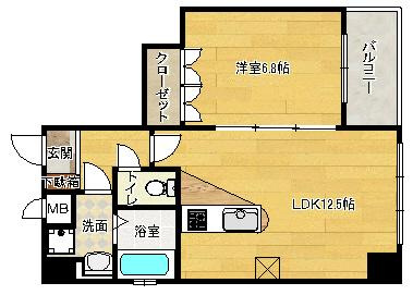 【間取り】 | エクセレント南森町