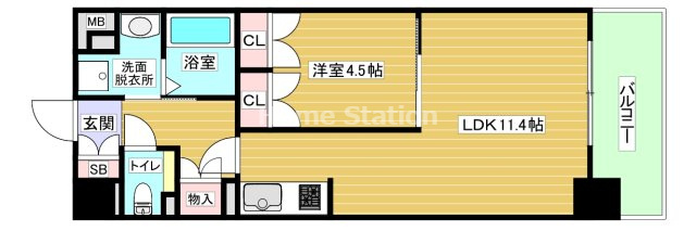 【間取り】 | 大拓ハイツ22