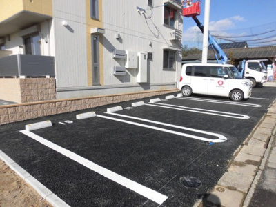 【駐車場】 | ウエストヒルズ萩Ⅰ | 駐車スペースもあります