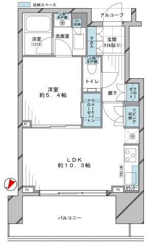 二子玉川ライズタワー＆レジデンス　タワーセントラルの間取り