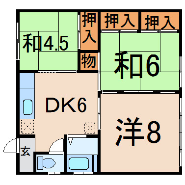 サンハイム荒楯の間取り