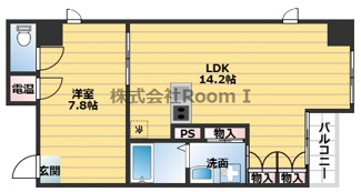 【間取り】 | アーバンフラッツ瓦町（旧エスティメゾン瓦町）