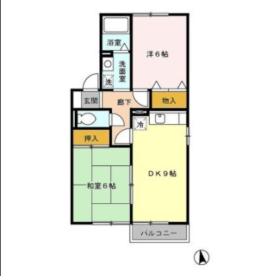 ペイサージュドミールの間取り
