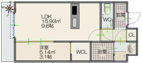 【間取り】 | ルッシェ住吉