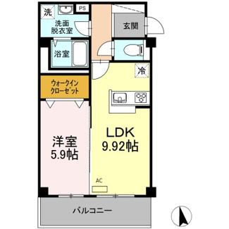 【間取り】 | ドミール中央
