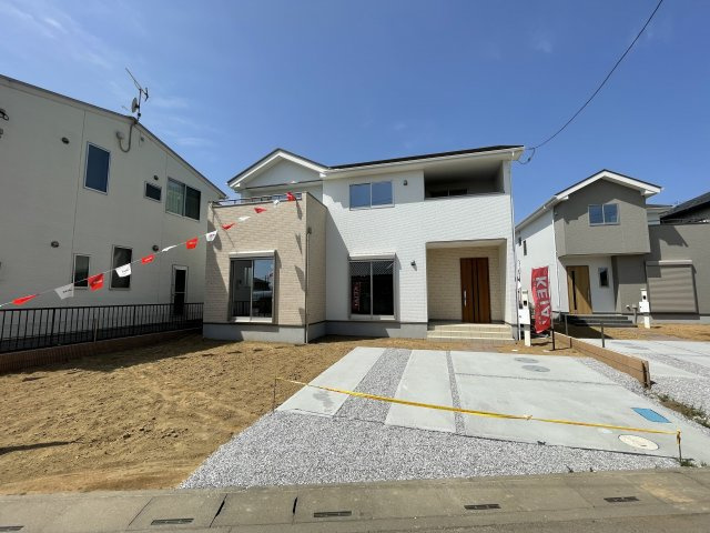 上里町七本木72期（全２棟）１号棟の外観|外はこのようになっています