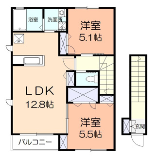 【間取り】 | ビューテラスハイムＣ
