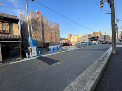 【前面道路含む現地写真】 | 瑞穂区姫宮町1期　全1棟　1号棟＜仲介手数料無料＞井戸田小・津賀田中　新築一戸建て | 12/24撮影
住宅ローンアドバイザーの村田です。住宅ローン審査が通らなかった方、あきらめる前にご相談ください。