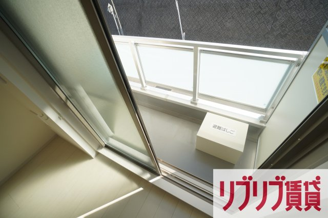 グレイス稲毛のバルコニー