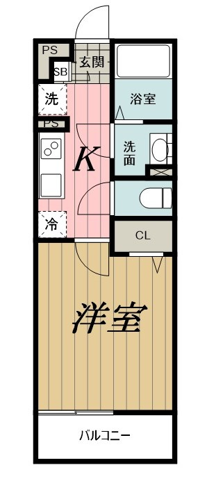 グレイス稲毛の間取り