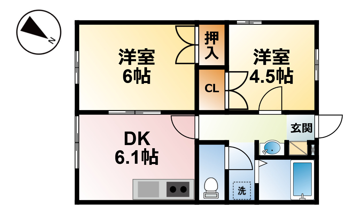 アークBの間取り