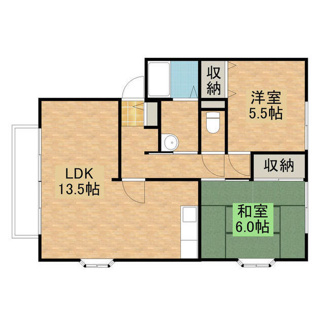 【間取り】 | サンガーデンイママン　Ｆ