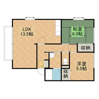 【間取り】 | サンガーデンイママン　Ｆ