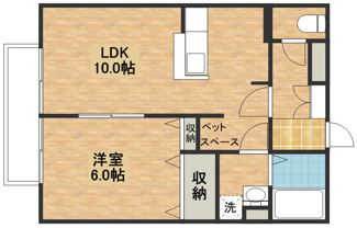 【間取り】 | サンパレスＣ