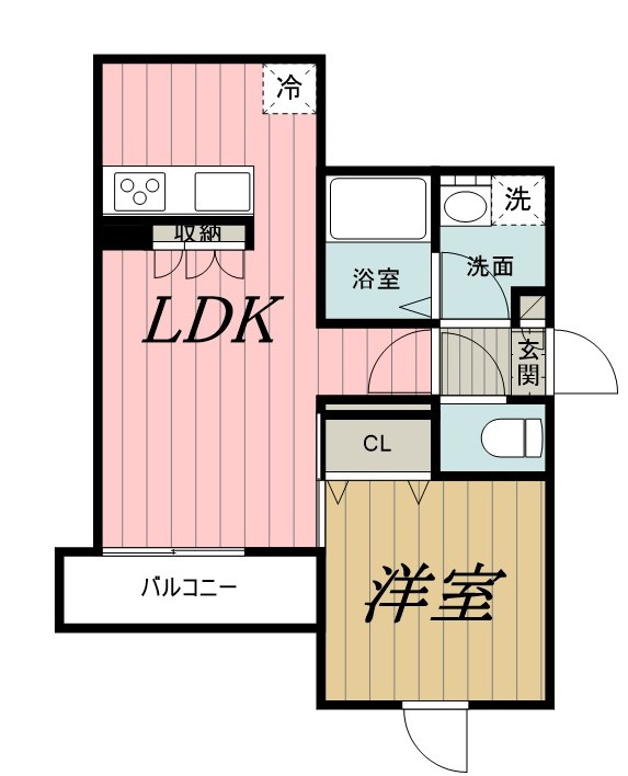 グランデュール春日の間取り