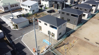 【外観】 | 中央市布施新築戸建 全5棟5号棟 敷地面積220.99平米 建物面積103.67平米