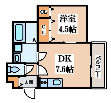 【間取り】 | クリエオーレ鴻池徳庵町