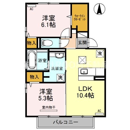 マール・ビビの間取り