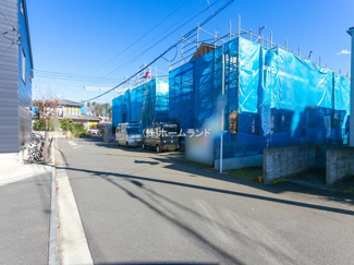 【前面道路含む現地写真】 | 前面道路西側5.25ｍ私道