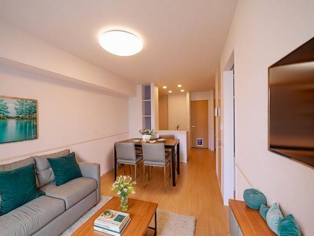 クラール北永井Ａの居間・リビング|CGで家具等を配置したもので家具等は含まれません