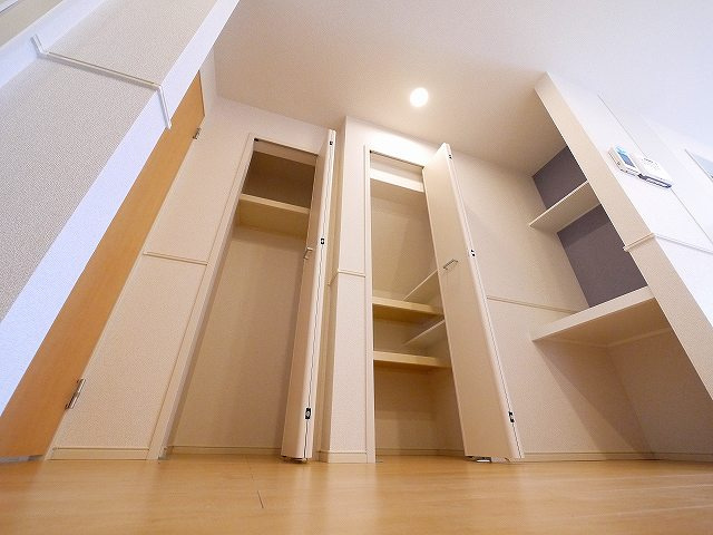 クラール北永井Ａの収納|収納スペース豊富です