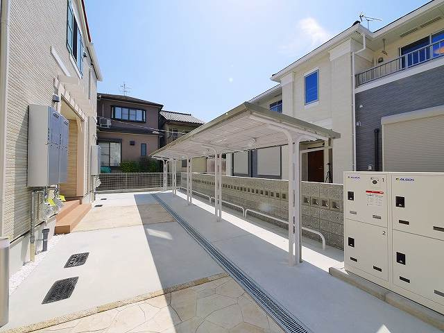 クラール北永井Ａのその他共用部分|ゆったりとした駐輪スペース